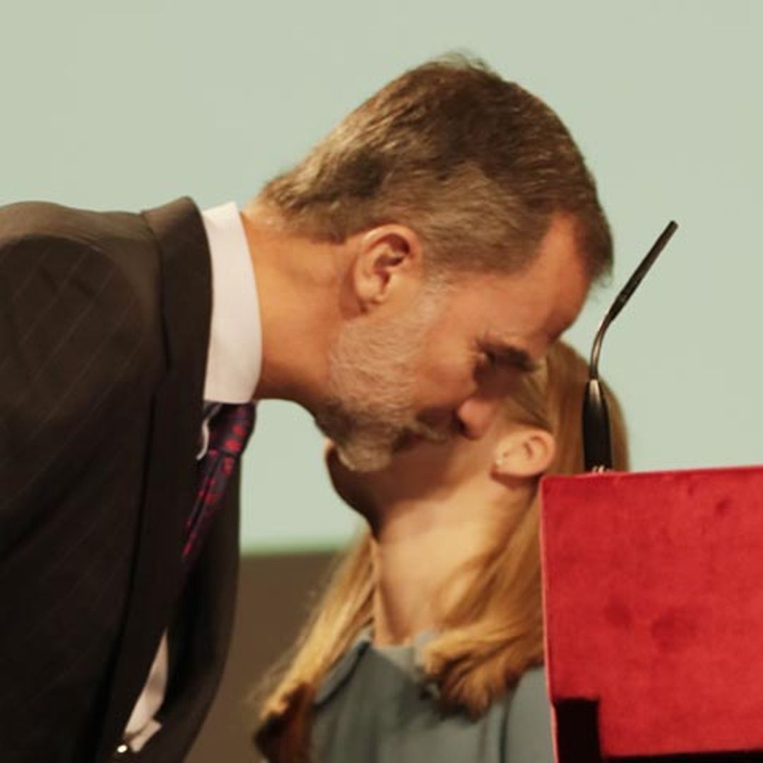 El orgullo de los Reyes el día que la princesa Leonor debutó leyendo en público