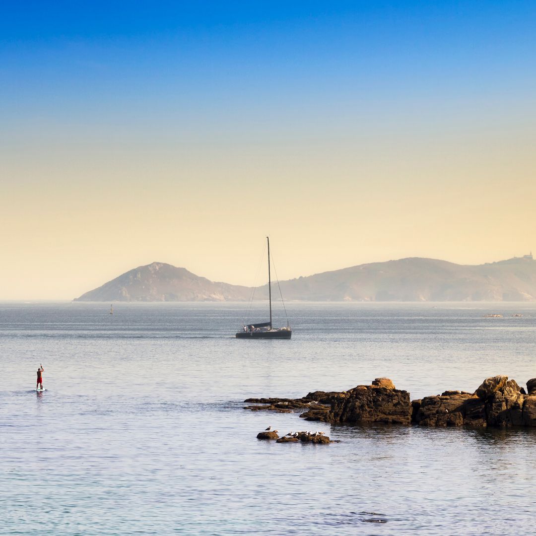 Isla de Ons al atardecer, Pontevedra