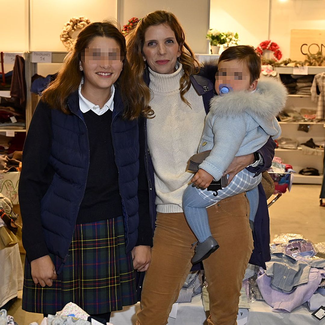 ¡Cómo ha crecido! Margarita Vargas se lleva a su hijo Enrique al rastrillo Nuevo Futuro