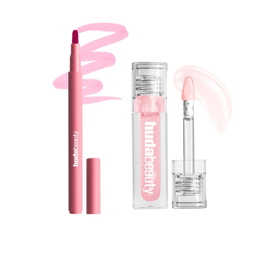 Lip Contour Stains y Faux Filler Jelly Oil, de Huda Beauty