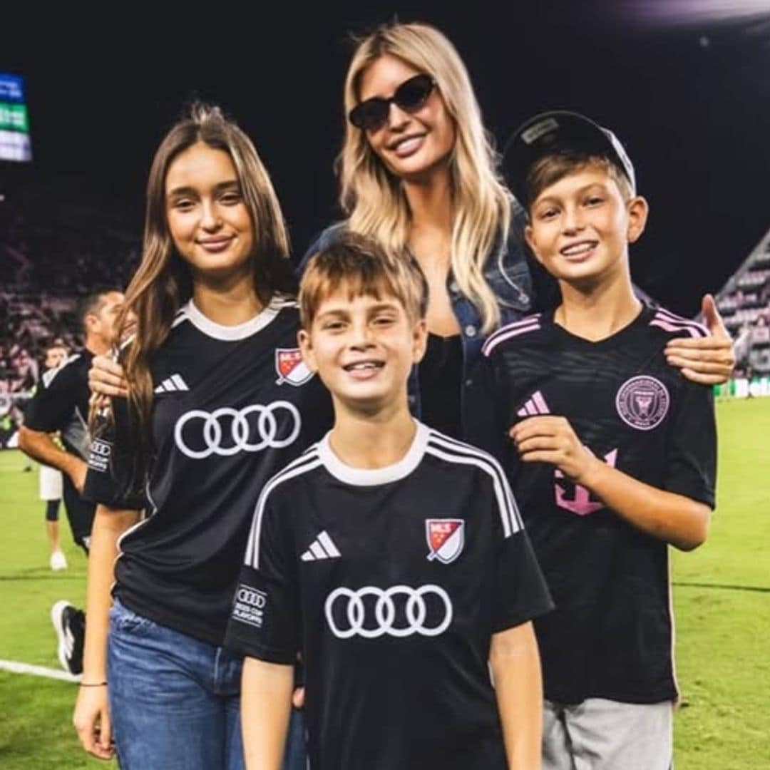 Ivanka Trump muestra el gran momento de sus hijos junto a Lionel Messi en la cancha