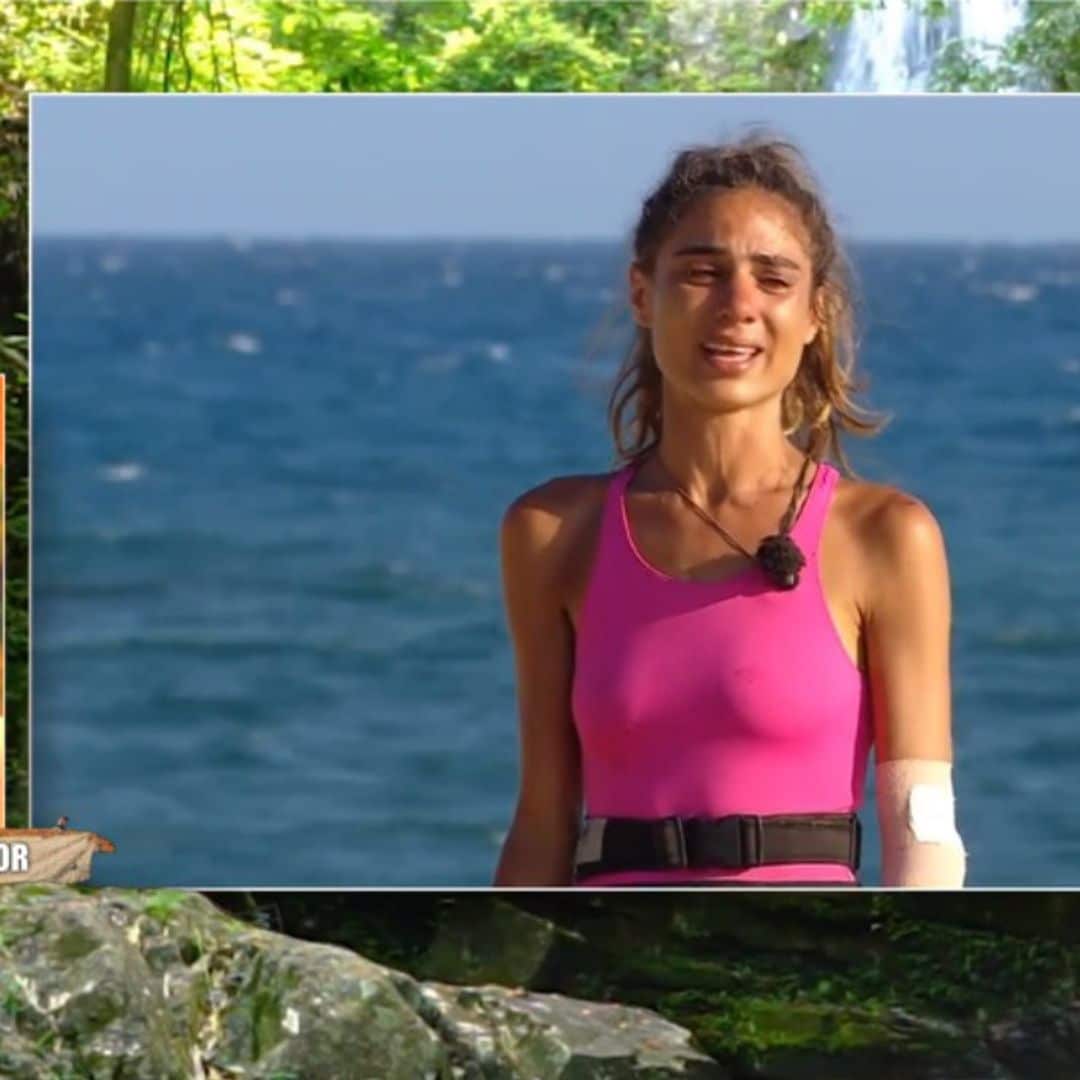 Ana María Aldón impide el abandono de su hija Gema en 'Supervivientes'