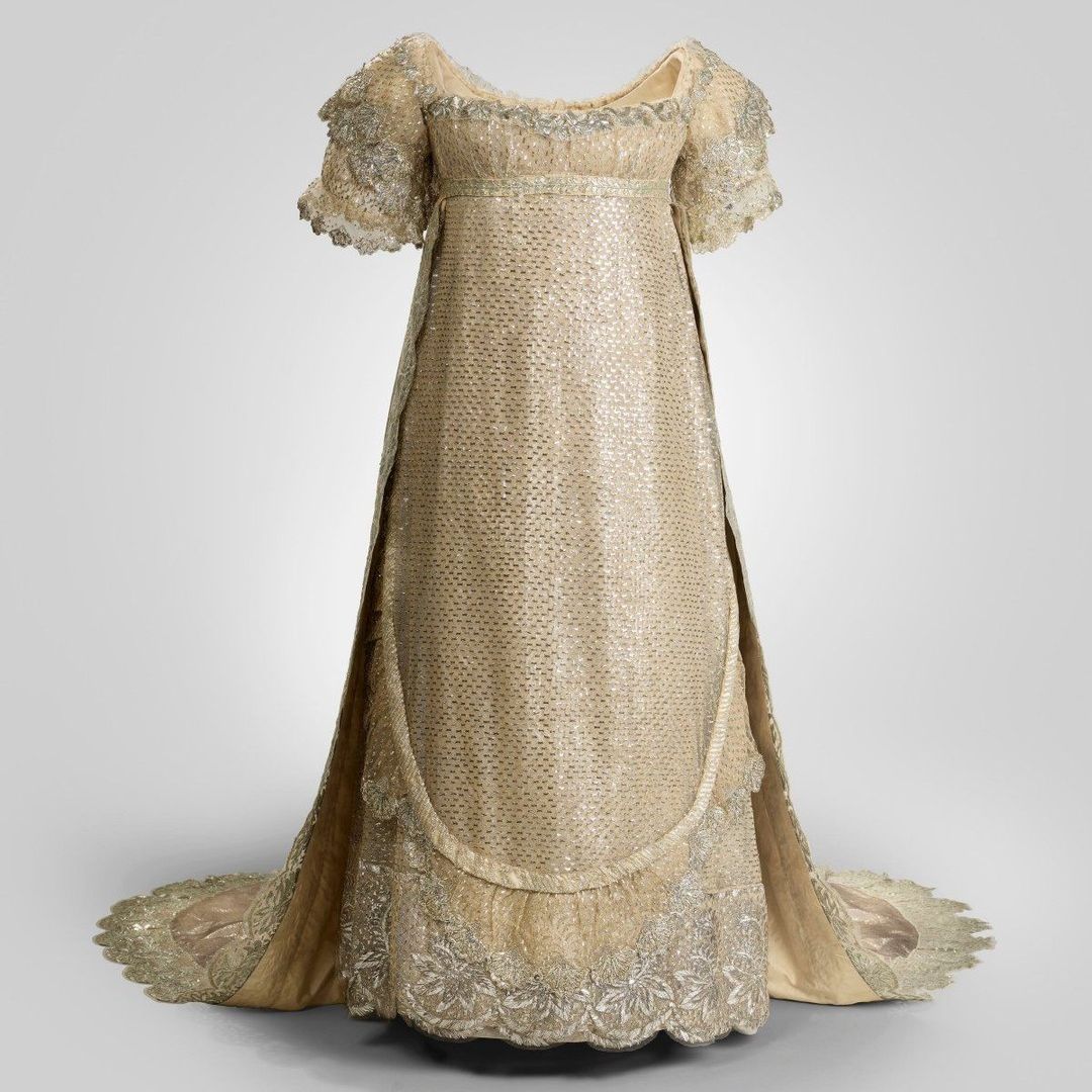 El vestido de novia de la princesa Carlota de Gales, conservado hasta hoy