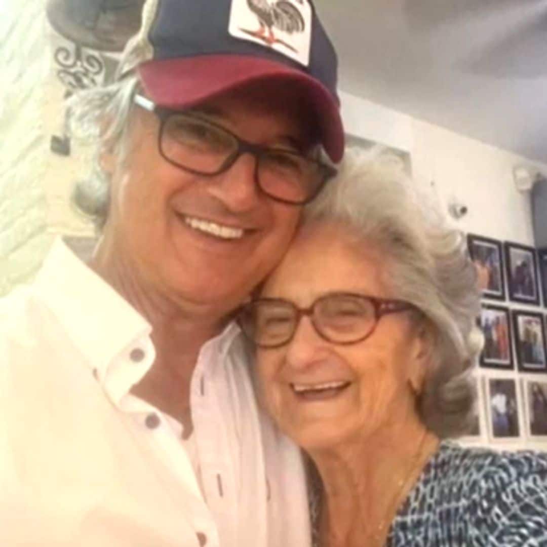 Poty Castillo con su madre