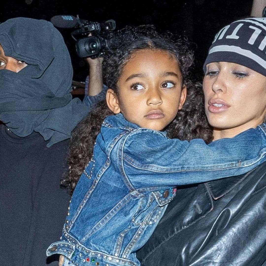 Por primera vez, los hijos de Kim Kardashian aparecen con la esposa de Kanye, Bianca Censori