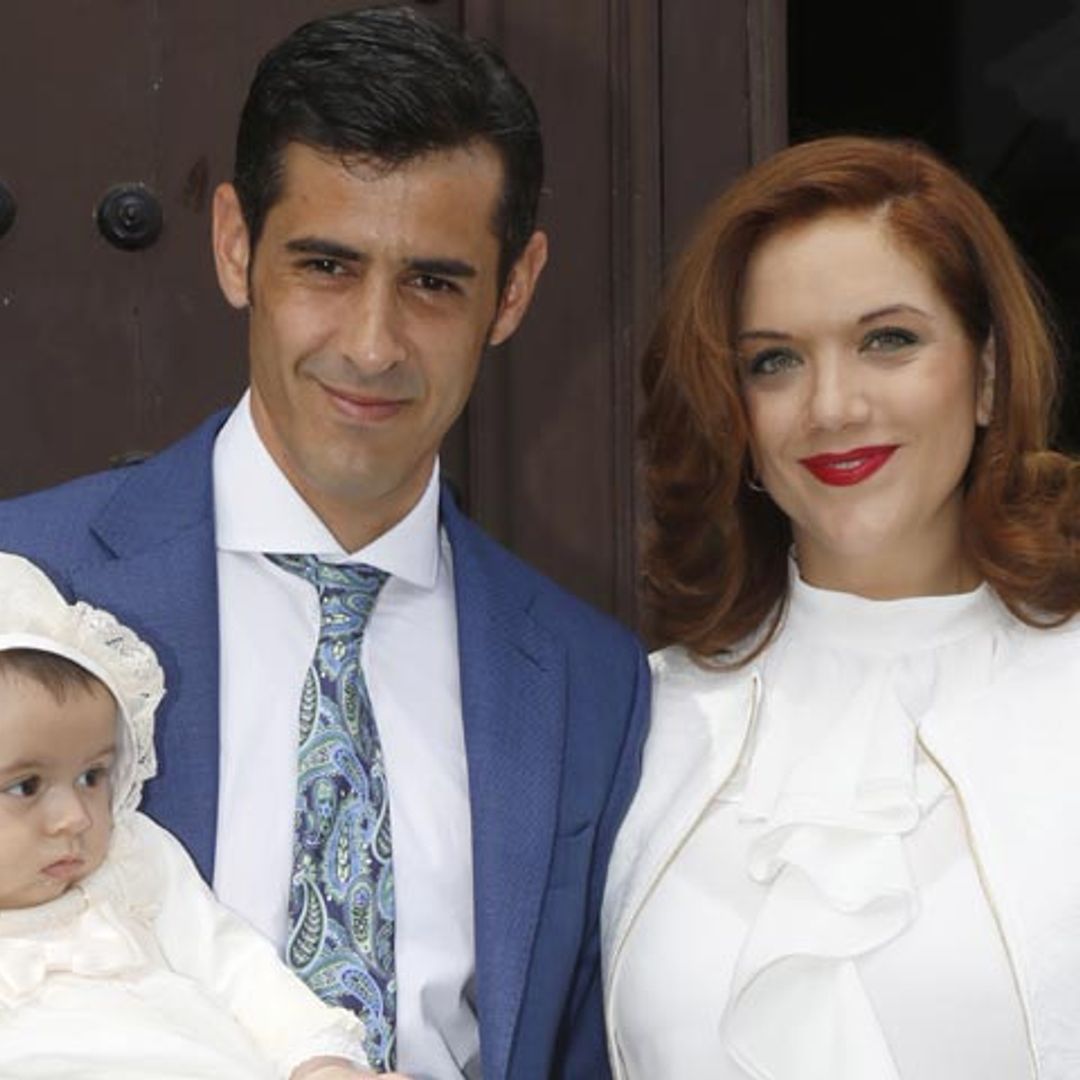 Víctor Janeiro y Beatriz Trapote bautizan a su hijo