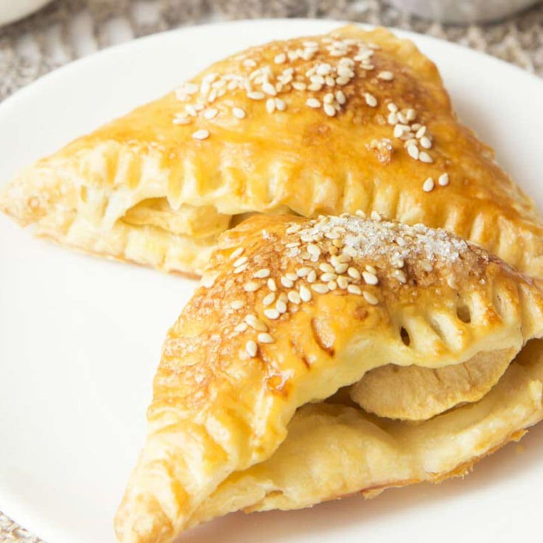 Mini hojaldres de manzana con canela