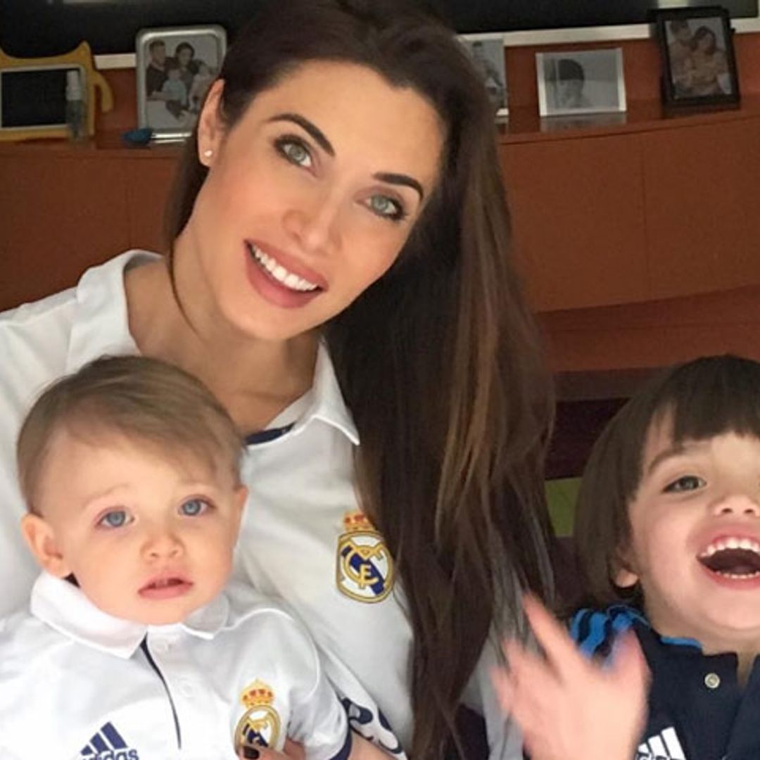 Los hijos de Sergio Ramos y Pilar Rubio, los más jóvenes (y fieles) fans de su papá