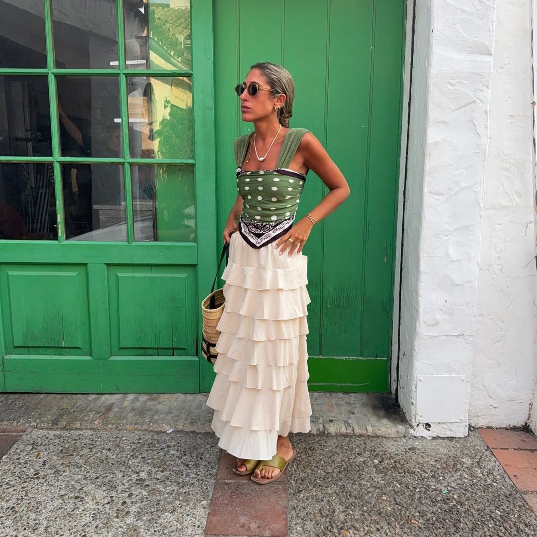 La falda de volantes que triunfa entre estilistas y aristócratas: "Una opción ideal para añadir textura al look"