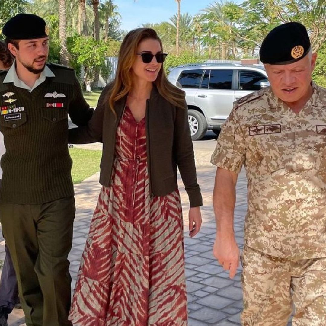Rania de Jordania, emocionada y orgullosa por el importante paso que ha dado su hijo mayor