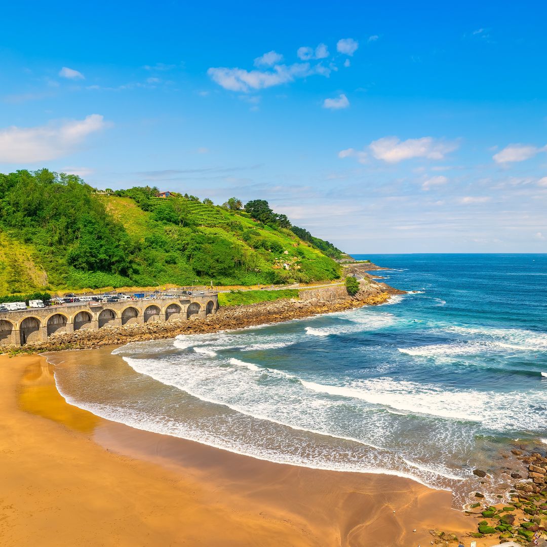 Playa de Gaztetape, Getaria, Guipúzcoa