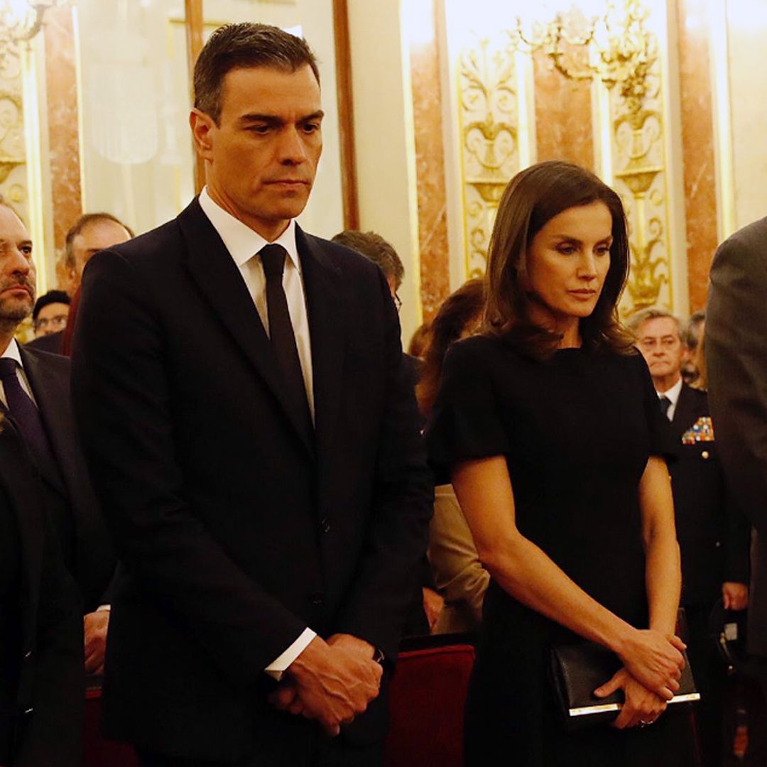 Los reyes Felipe y Letizia acuden a la capilla ardiente de Alfredo Pérez Rubalcaba