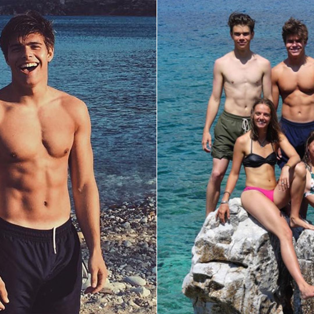Las vacaciones en Grecia de Samuel y Arthur Chatto, los nietos de la princesa Margarita