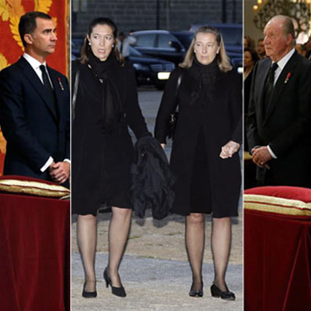 Los cuatro Reyes acuden al funeral de don Carlos de Borbón-Dos Sicilias, último infante de España