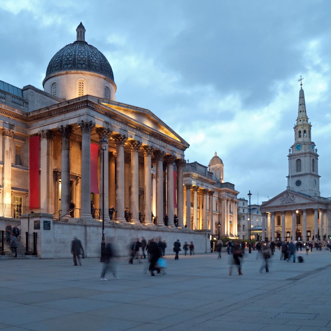 National Gallery y la iglesia de St. Martin, Trafalgar SquareLondres