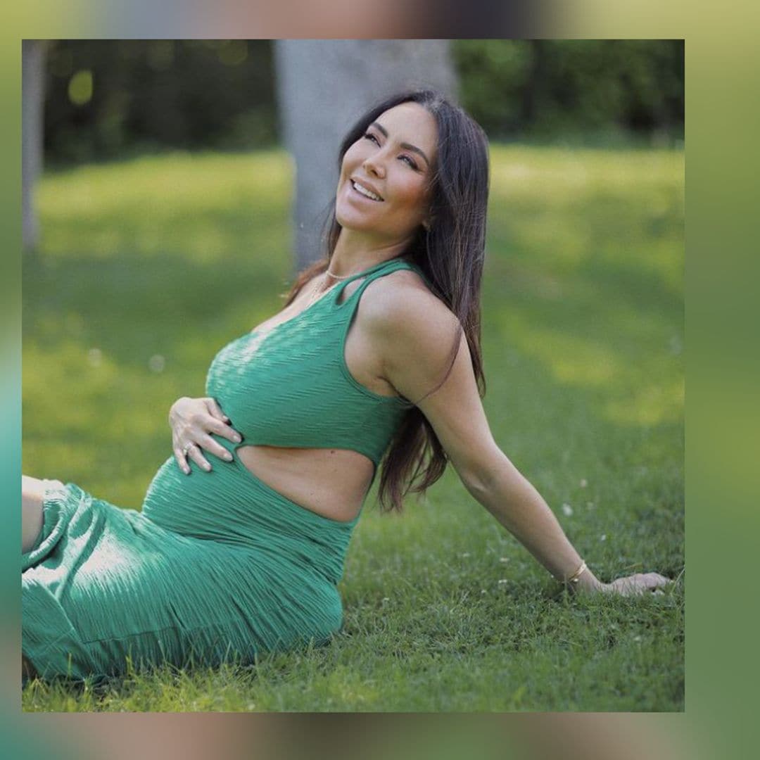 Vania Millán presume de curvas premamá en la recta final de su embarazo