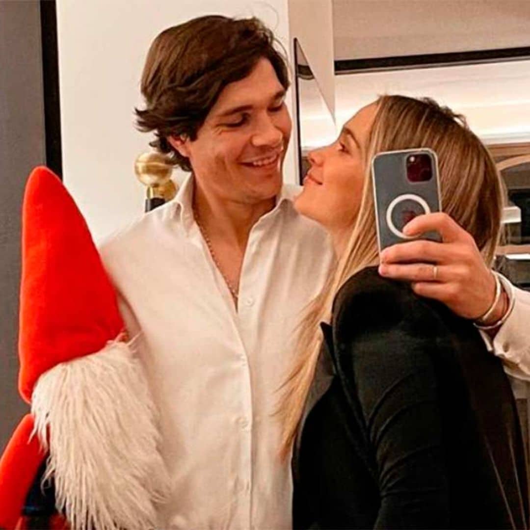 Las primeras horas de María Pombo y Pablo Castellano con Martín, entre pañales y videollamadas