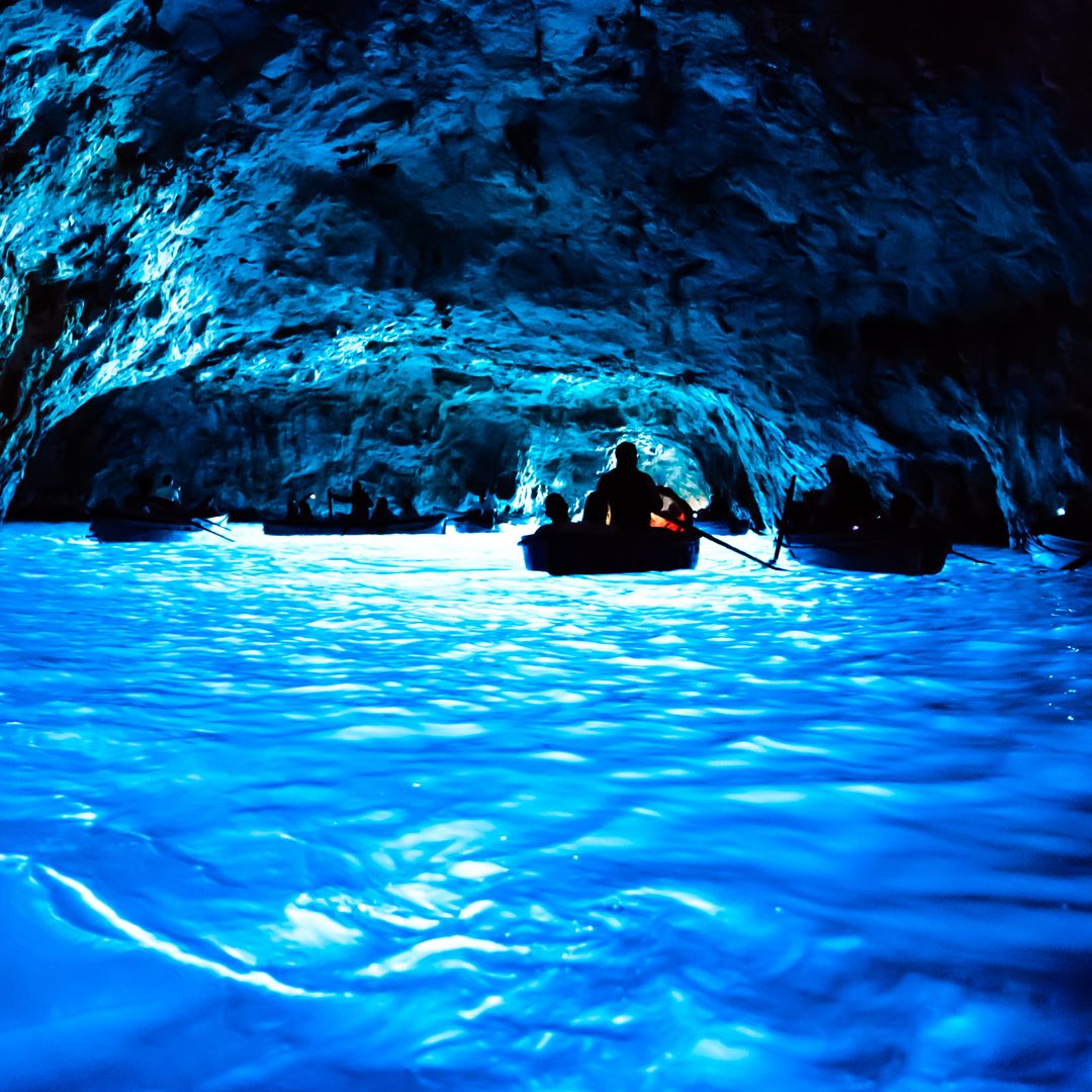 Gruta Azul, Capri, Italia