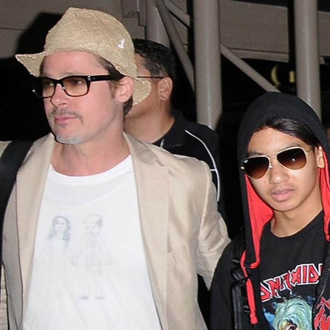 Primer encuentro de Brad Pitt con su hijo Maddox desde su incidente en el avión
