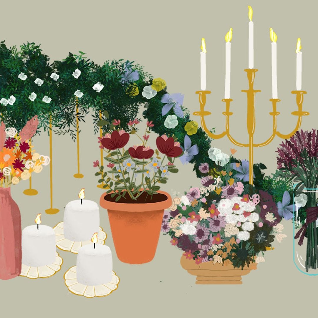 Ocho tipos de centros que van a transformar la decoración de mesas de tu boda