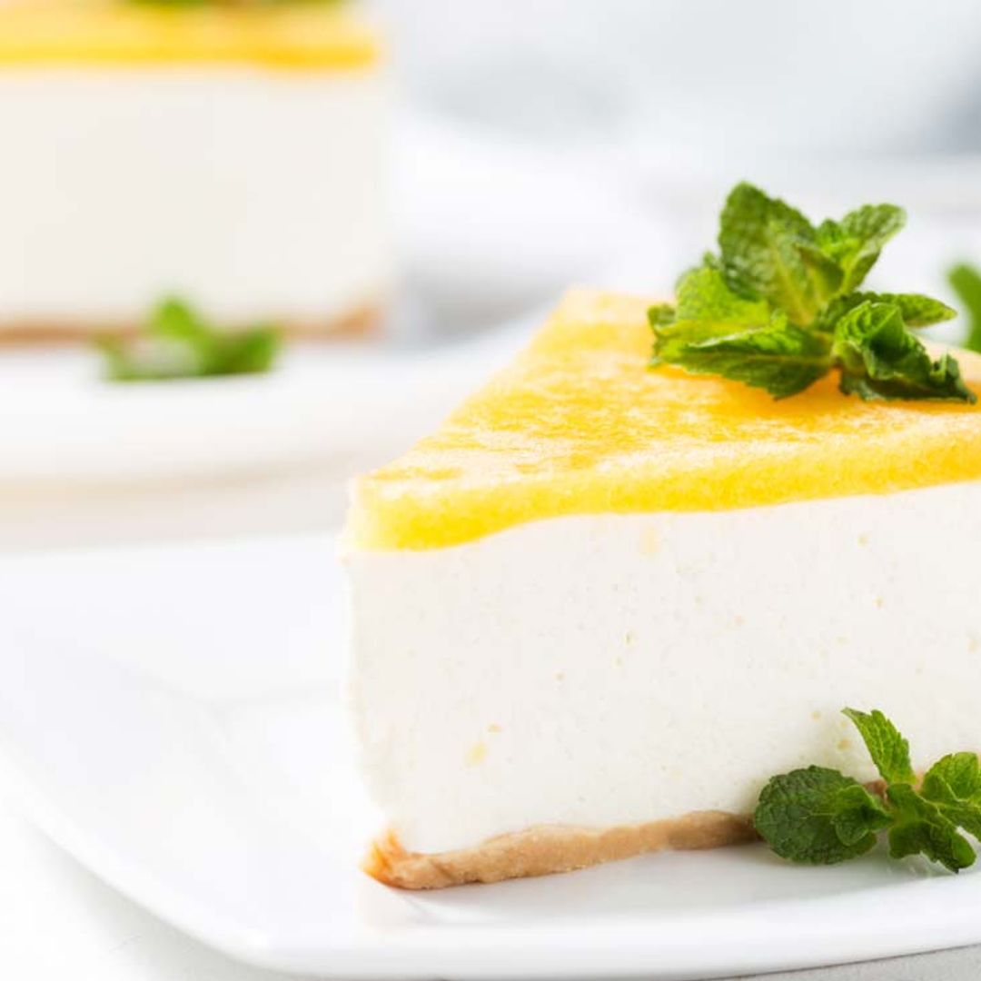 Tarta de queso con limón