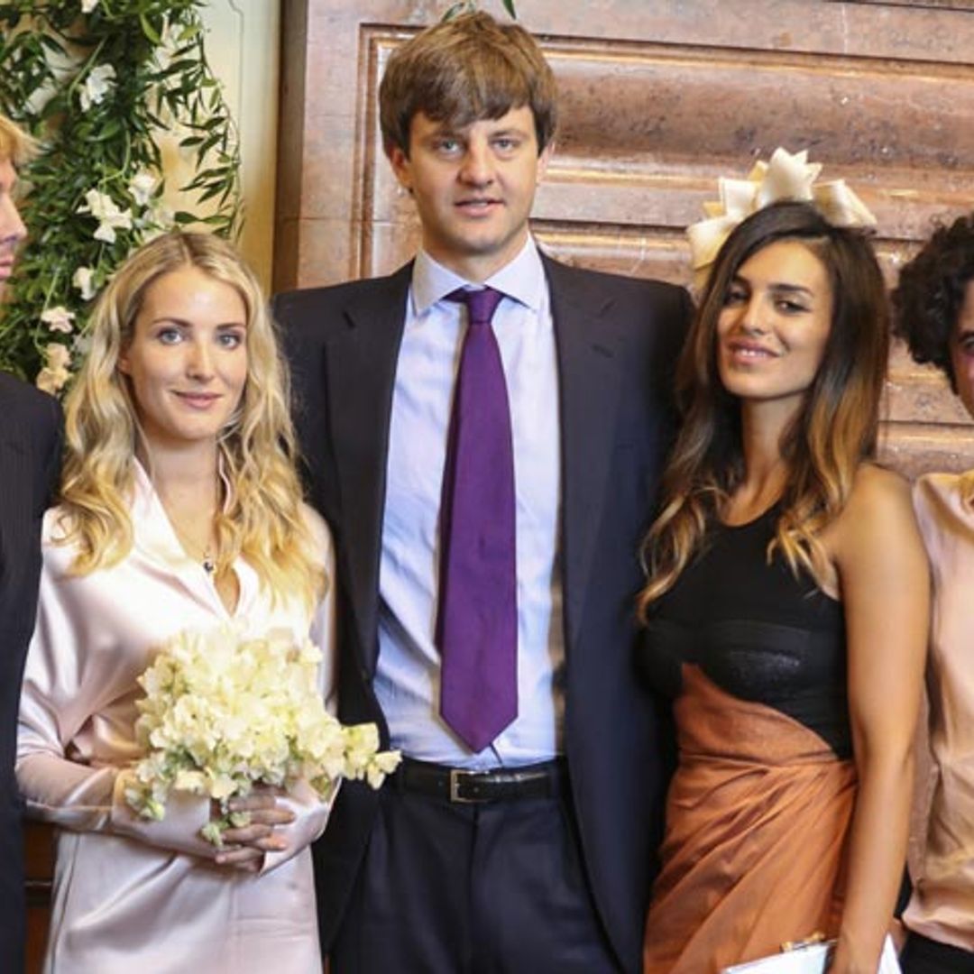 ¿Quién es la testigo que acaparó todas las miradas en la boda de Ernst y Ekaterina?