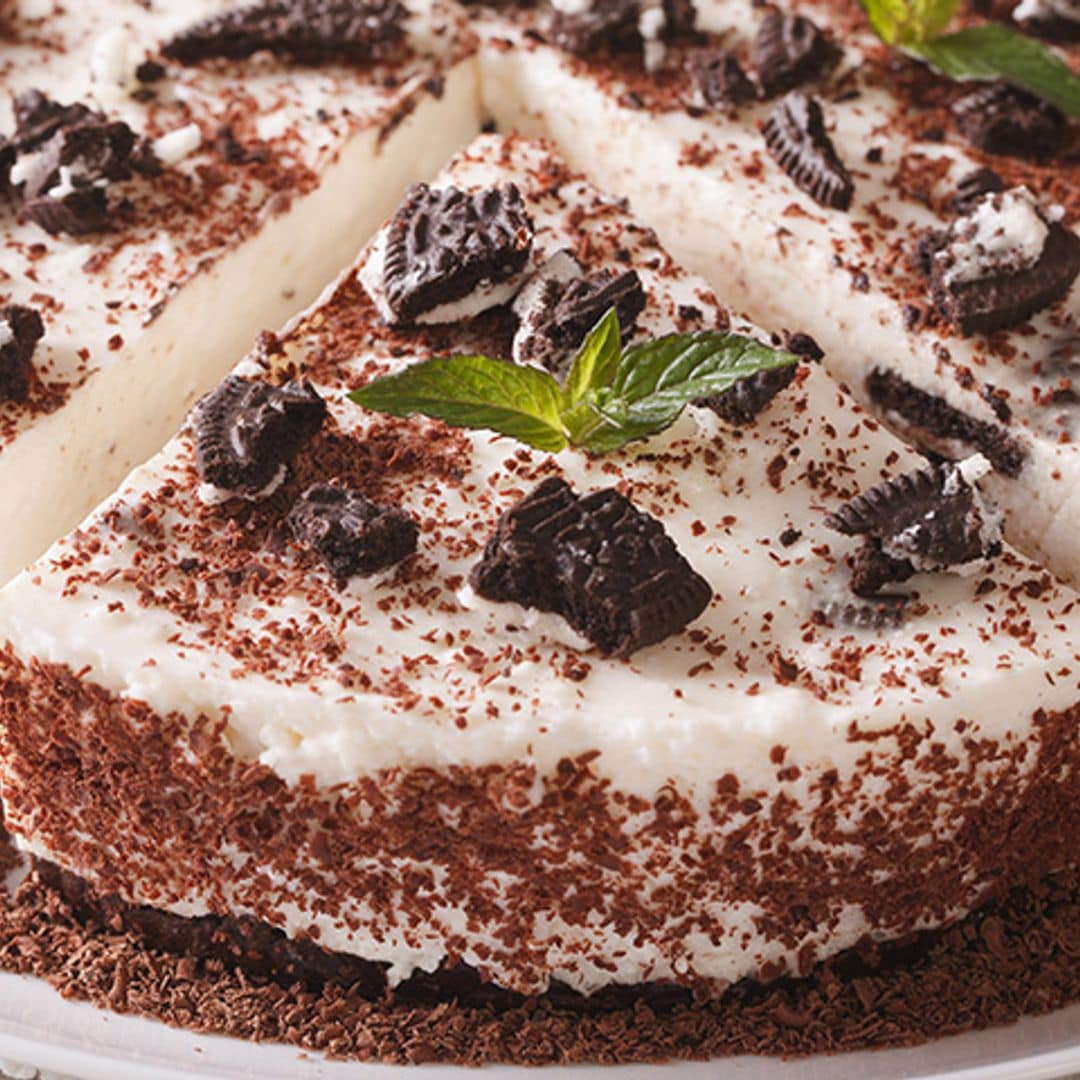 Bizcocho casero con galletas Oreo