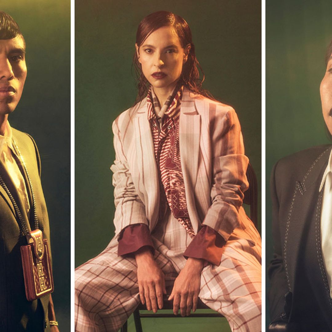 OMG! El elenco de ‘Roma’ hace sesión de fotos con looks masculinos
