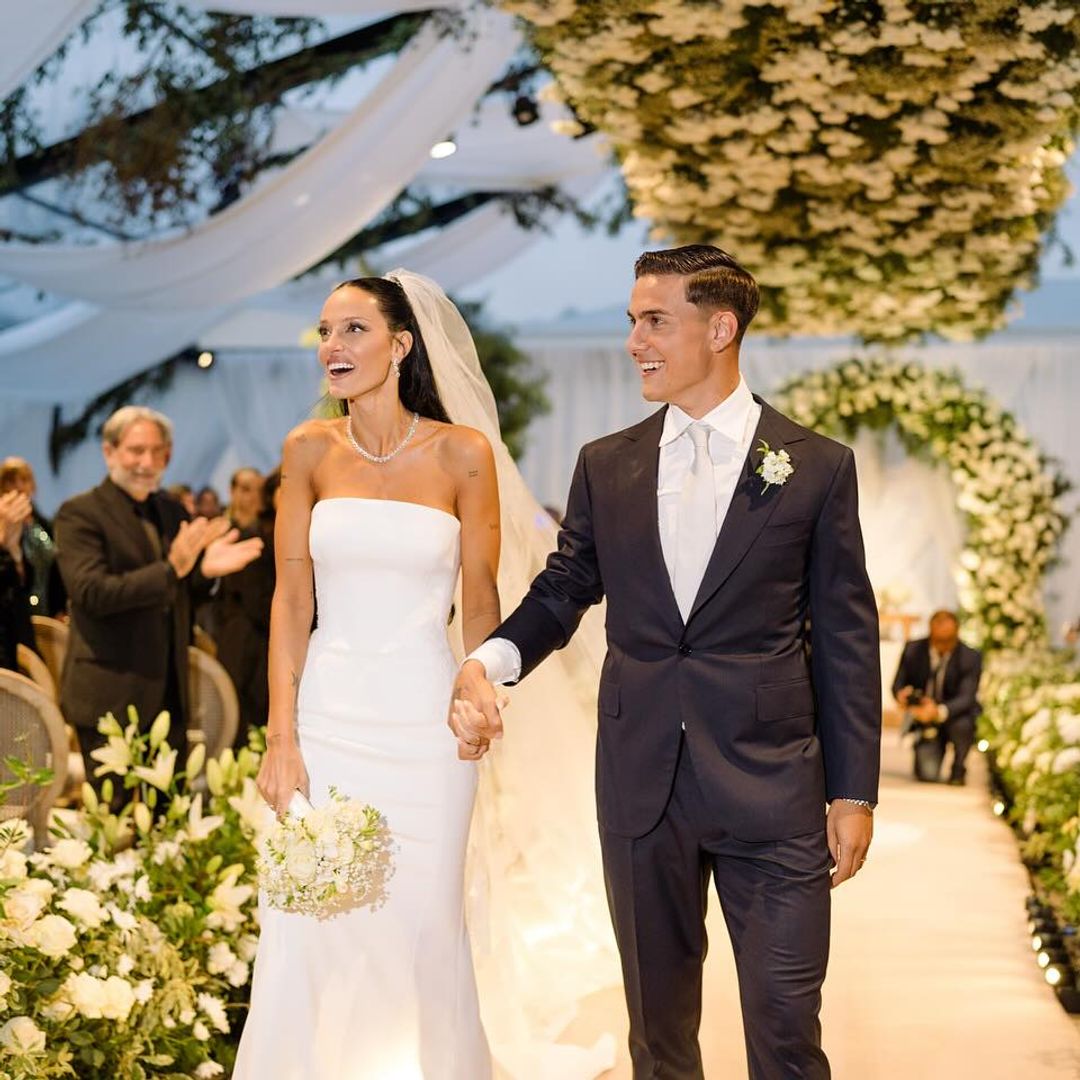Oriana Sabatini y Paulo Dybala celebran su primer aniversario de bodas con fotos inéditas