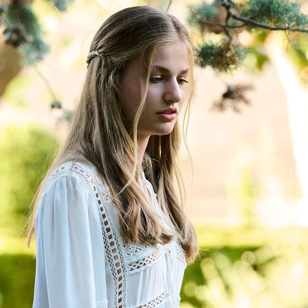 Maquillaje natural y peinados inspiradores: repasamos los looks veraniegos de la princesa Leonor