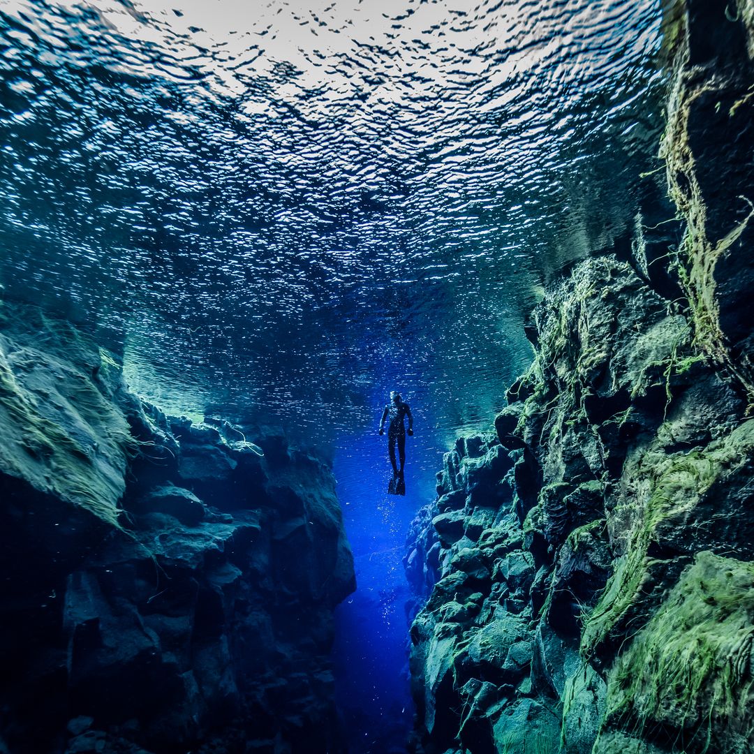 Grieta de Silfra, Islandia, Patrimonio de la Humanidad