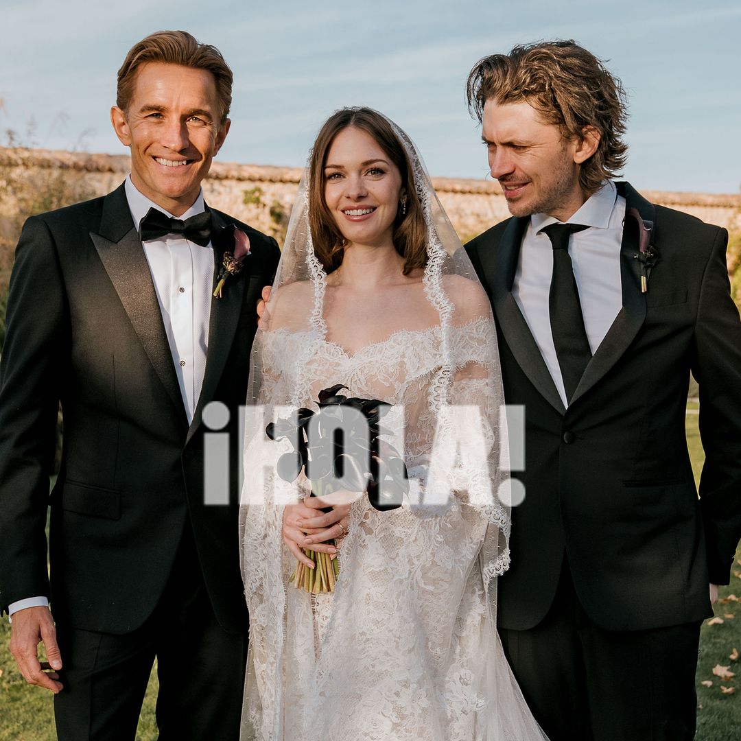 Stella con Jesse Johnson y su hermano,  Alexander