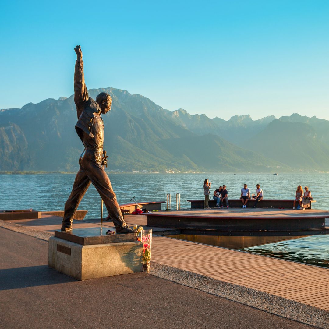 Montreux, Estatua de Freddie Mercury, Suiza