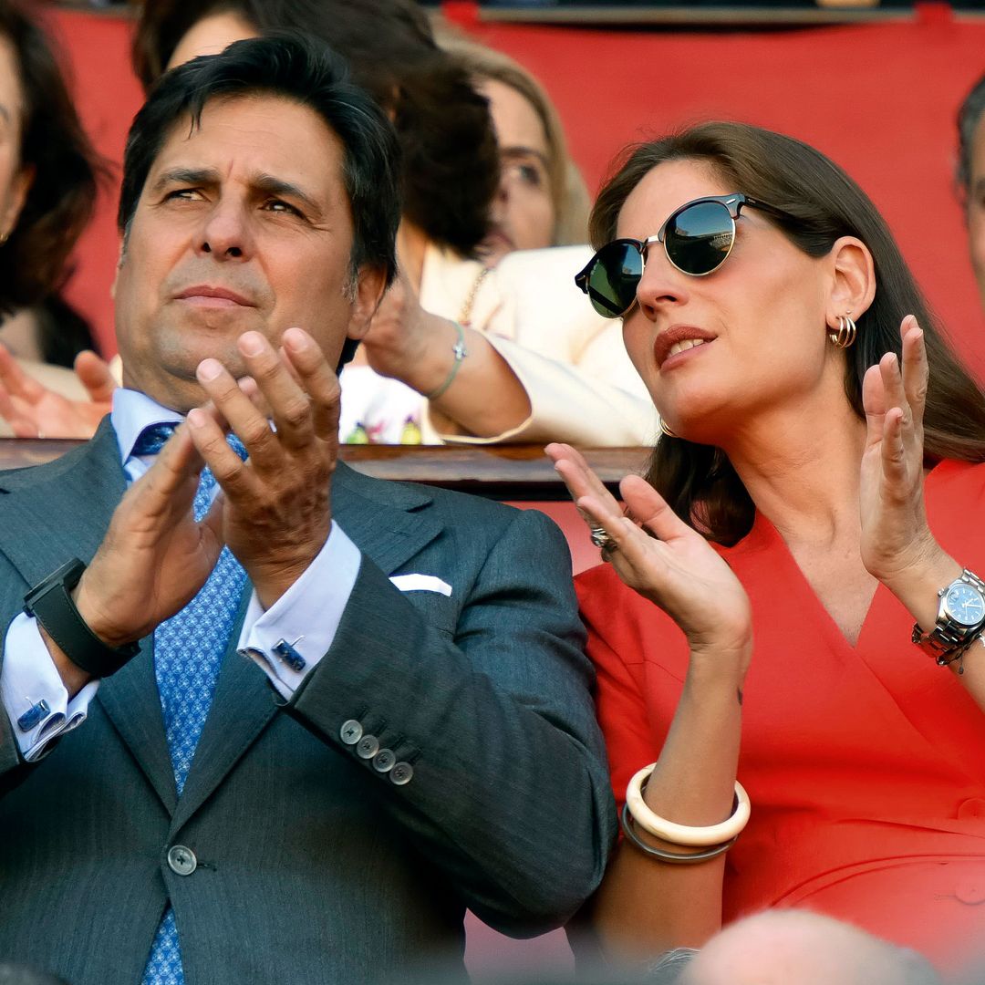 Francisco Rivera y Lourdes Montes, también presentes en la corrida de toros de Sevilla