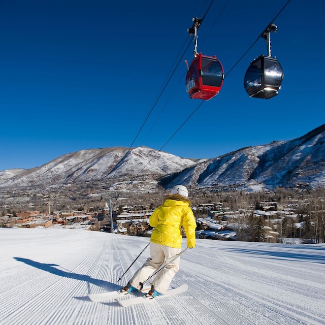 Esquí en Aspen, Colorado.