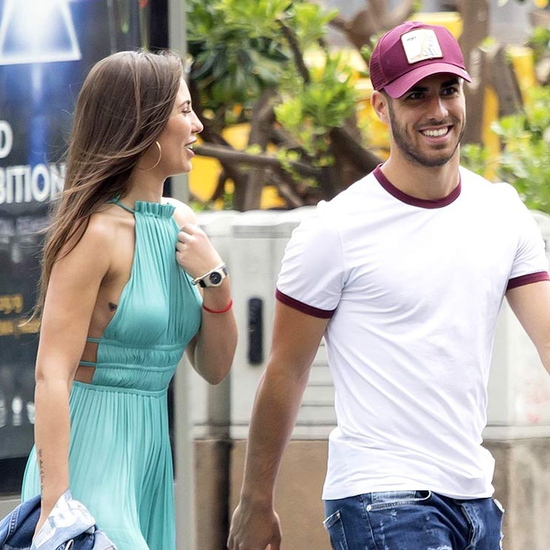 El futbolista del Real Madrid Marco Asensio y su novia, Sandra Garal, ya no esconden su relación