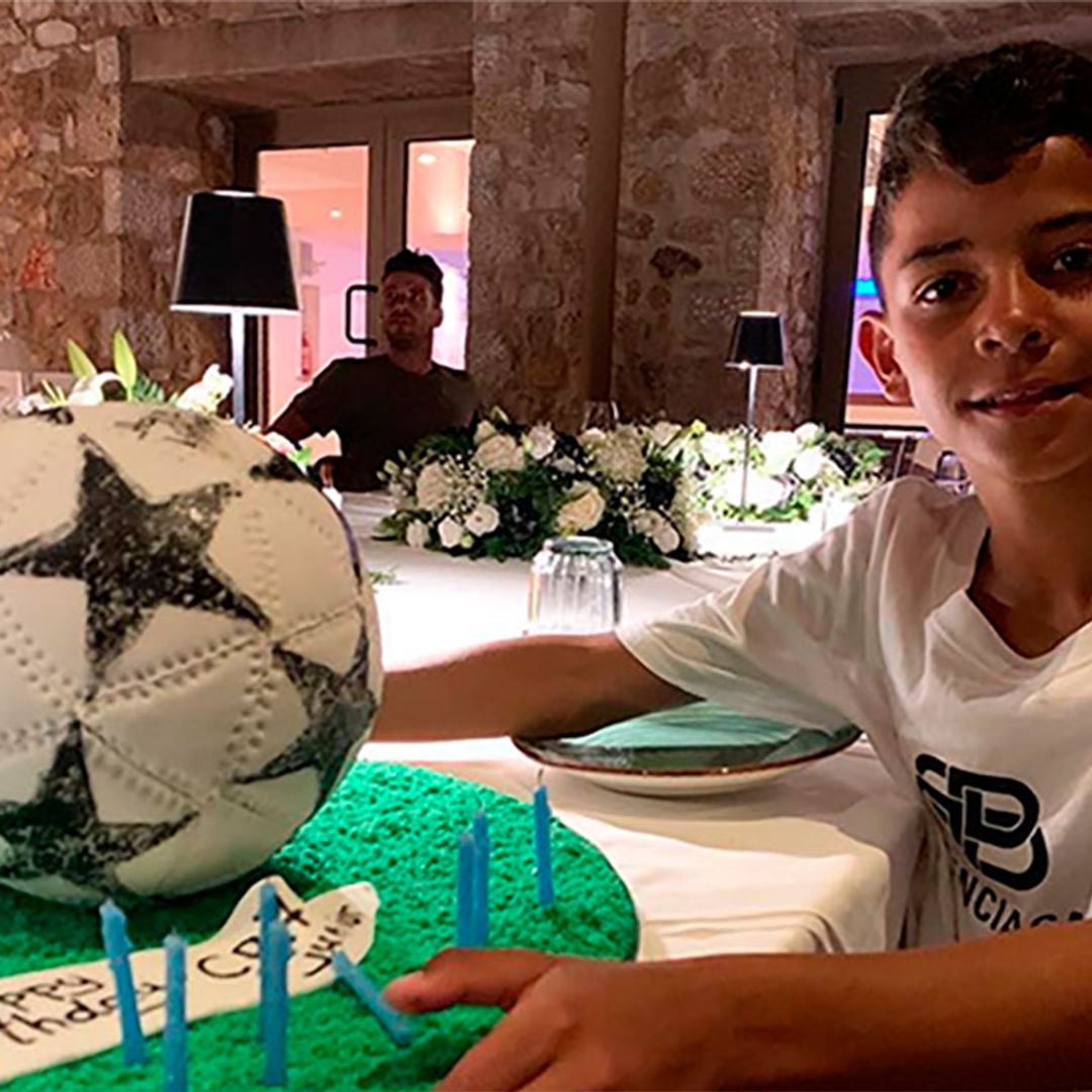 Cristiano Ronaldo celebra el cumple de su hijo mayor en Grecia