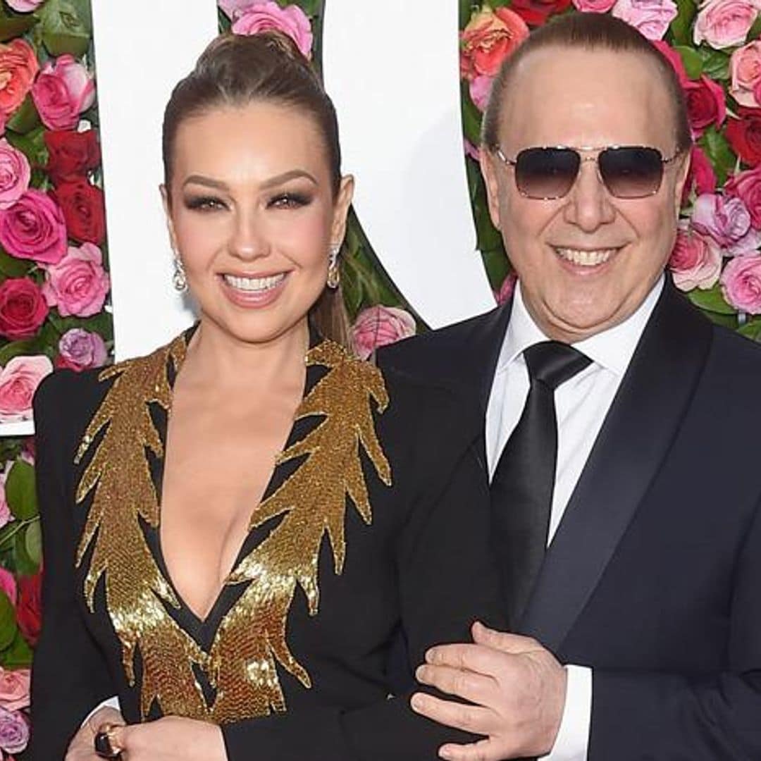 La cariñosa felicitación de Thalía a su esposo por sus 75 años: ‘Eres una verdadera inspiración’