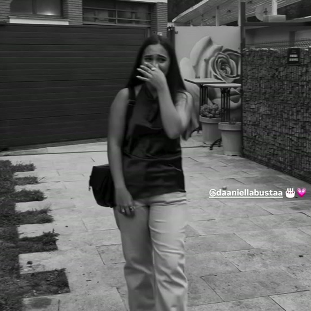 Daniella Bustamante, emocionada por la sorpresa de sus amigos