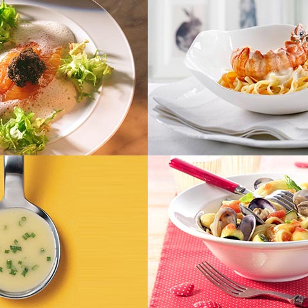 Recetas de platos únicos con salsas de champán