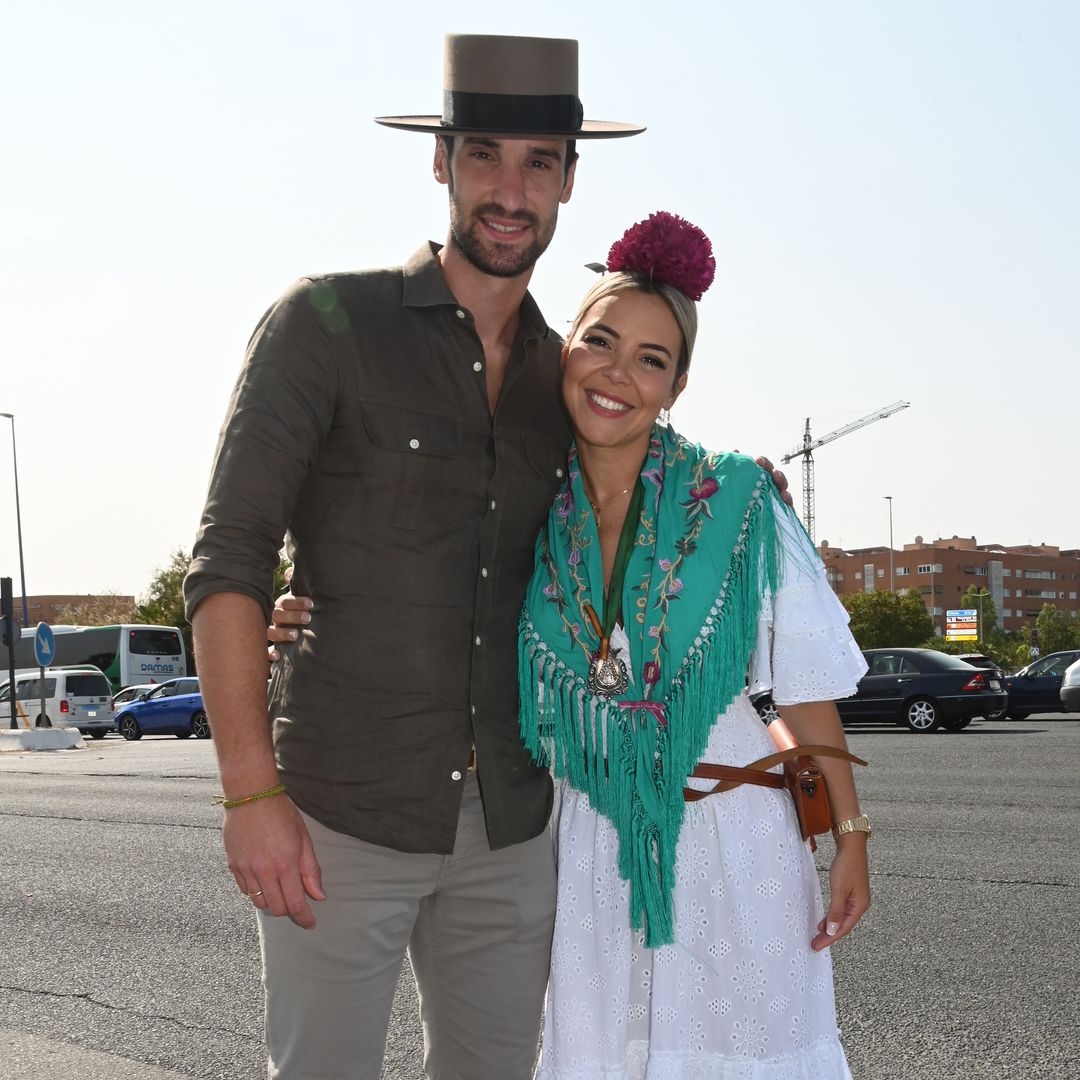 Sergio Rico, junto a Alba Silva, regresa al Rocío dos años después del fatídico accidente: 'Dando gracias a la Virgen'