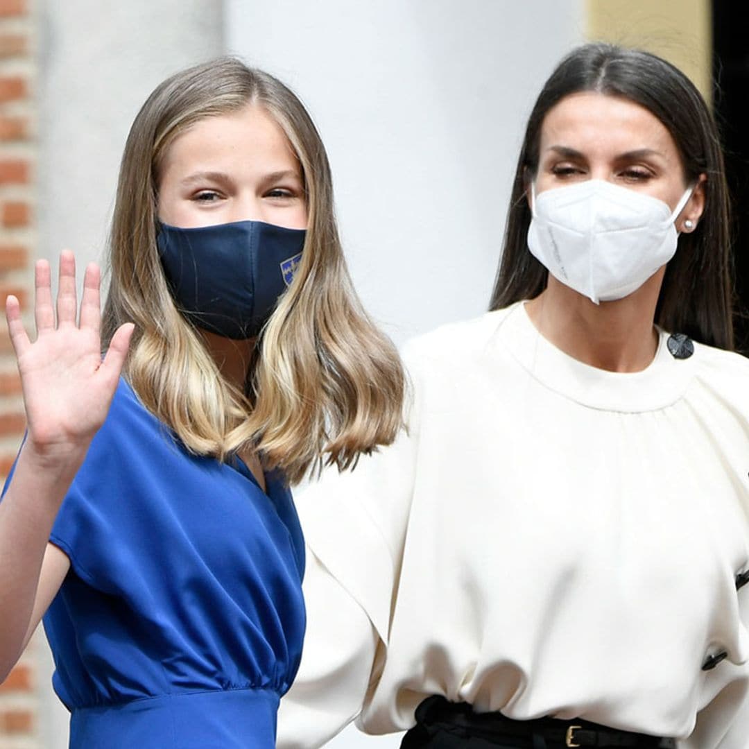 La Reina cede todo el protagonismo a su hija el día de su Confirmación