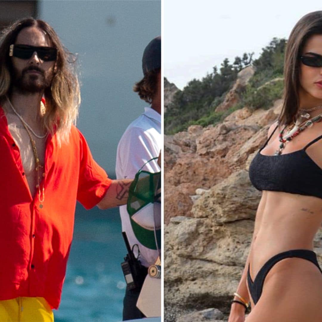 Jared Leto, días de relax en Ibiza junto a la escultural modelo Carol Mendes
