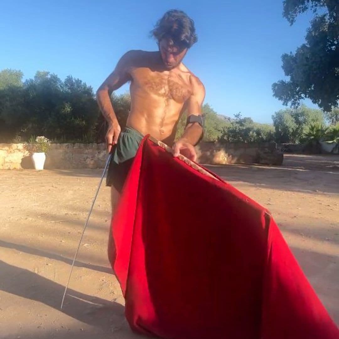 Cayetano Rivera toreando en El Recreo de San Cayetano, en Ronda, verano de 2024