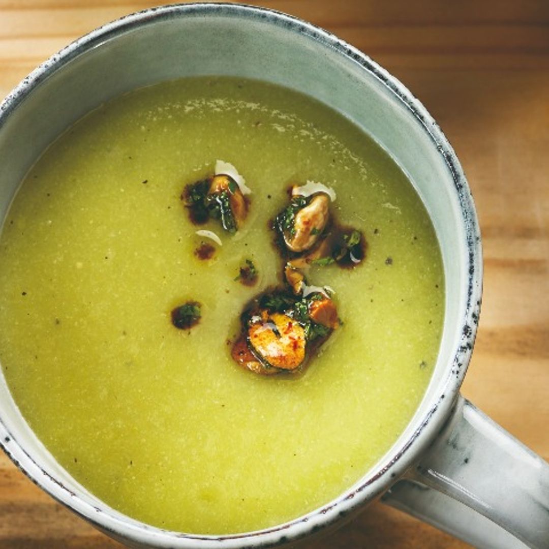 Crema de verduras exprés con refrito
