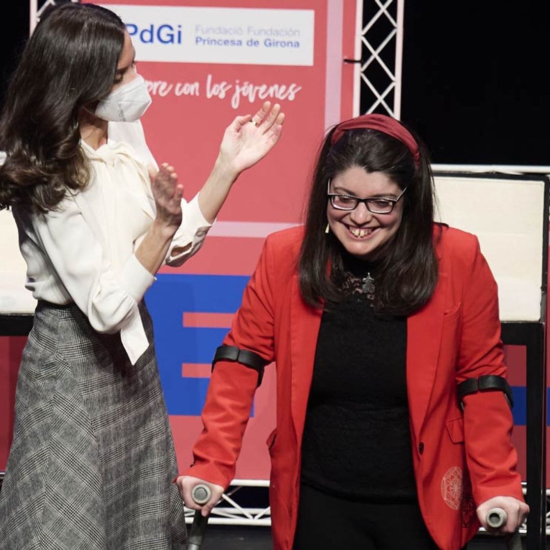 La ganadora de uno de los Premios Princesa de Girona nos cuenta cómo fue su encuentro con la reina Letizia
