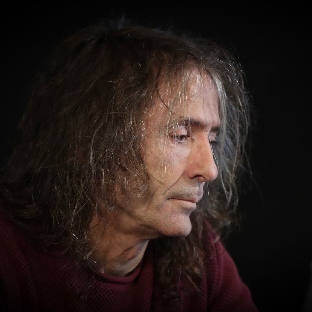 Robe Iniesta, durante la presentación de la gira de despedida de Extremoduro en Madrid, el jueves 19 de diciembre de 2019