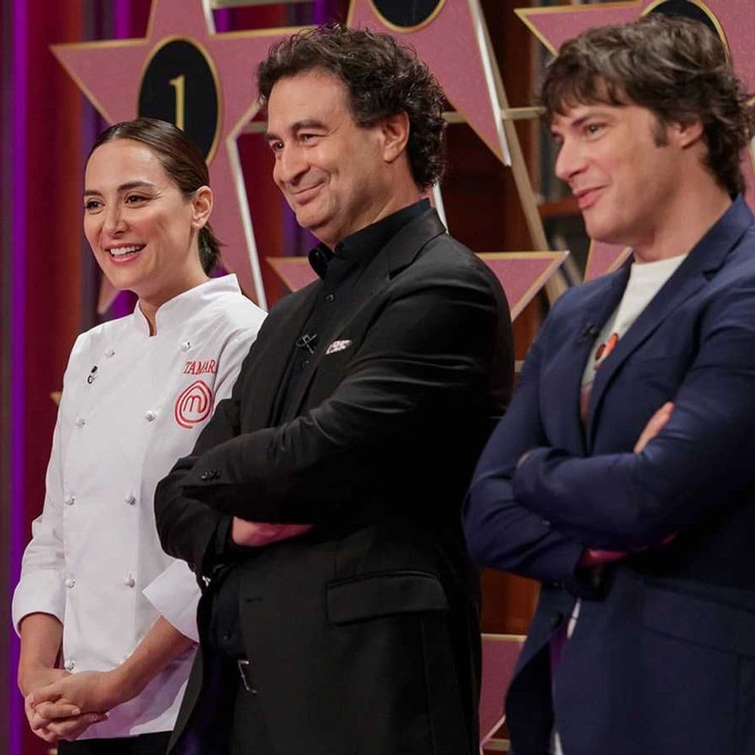 Tamara Falcó y Pedro Subijana visitan la semifinal de MasterChef