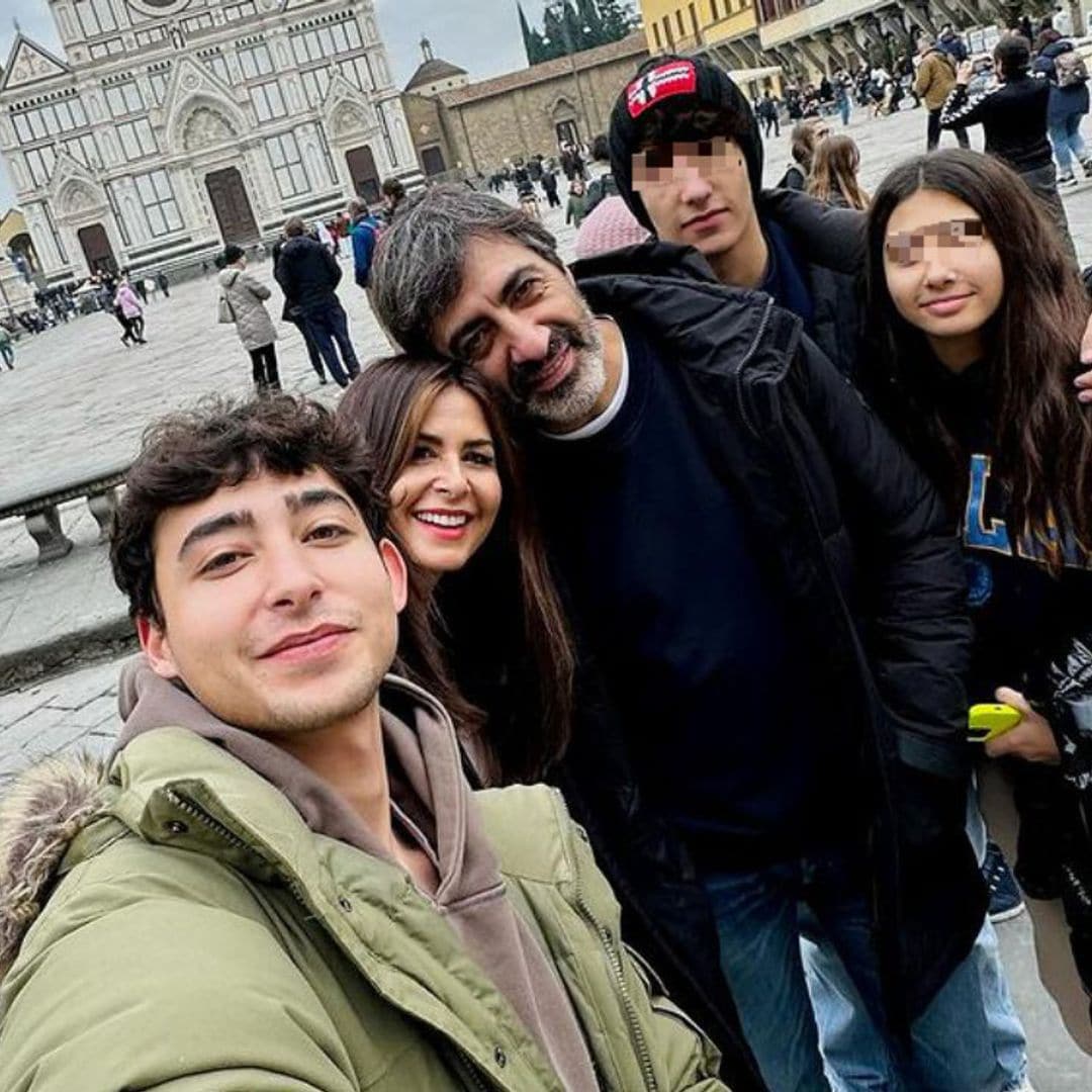 Así está siendo la escapada de Nuria Roca y su familia a Florencia