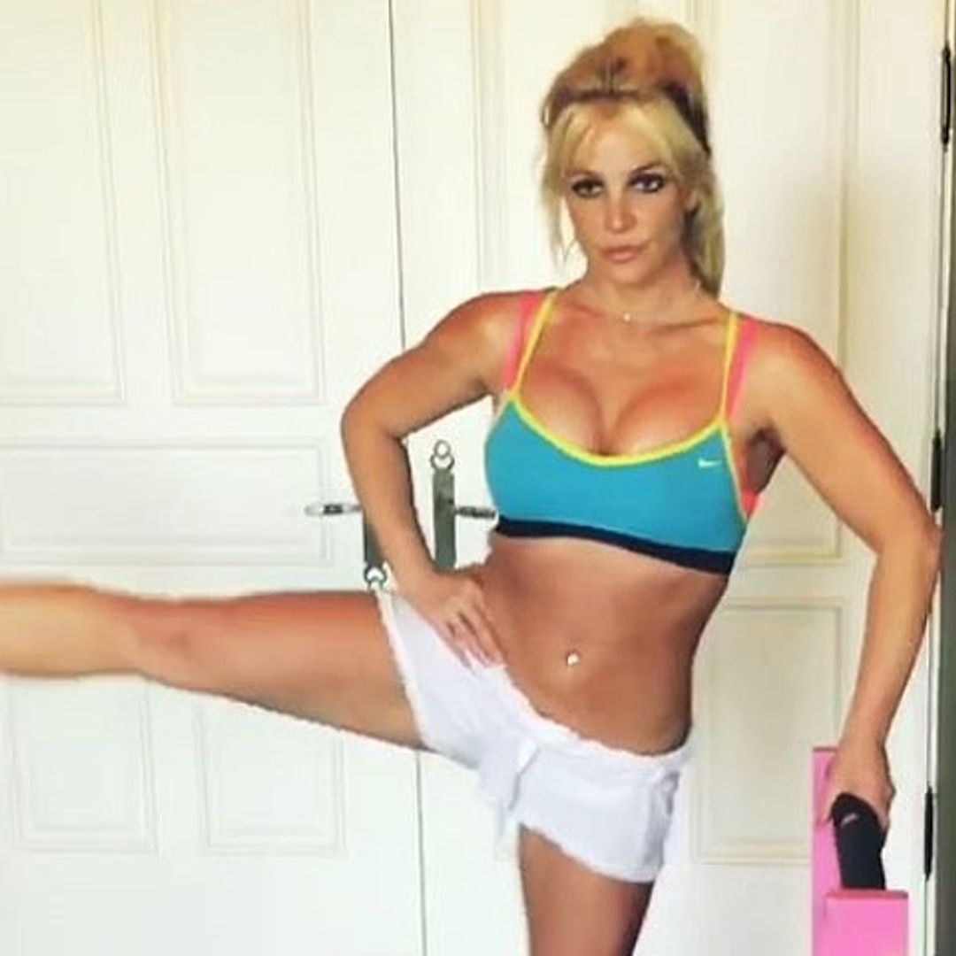 Así se pone en forma Britney Spears a ritmo de J Balvin